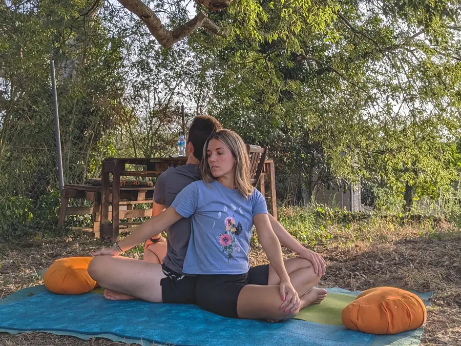Clase de Yoga en Pareja