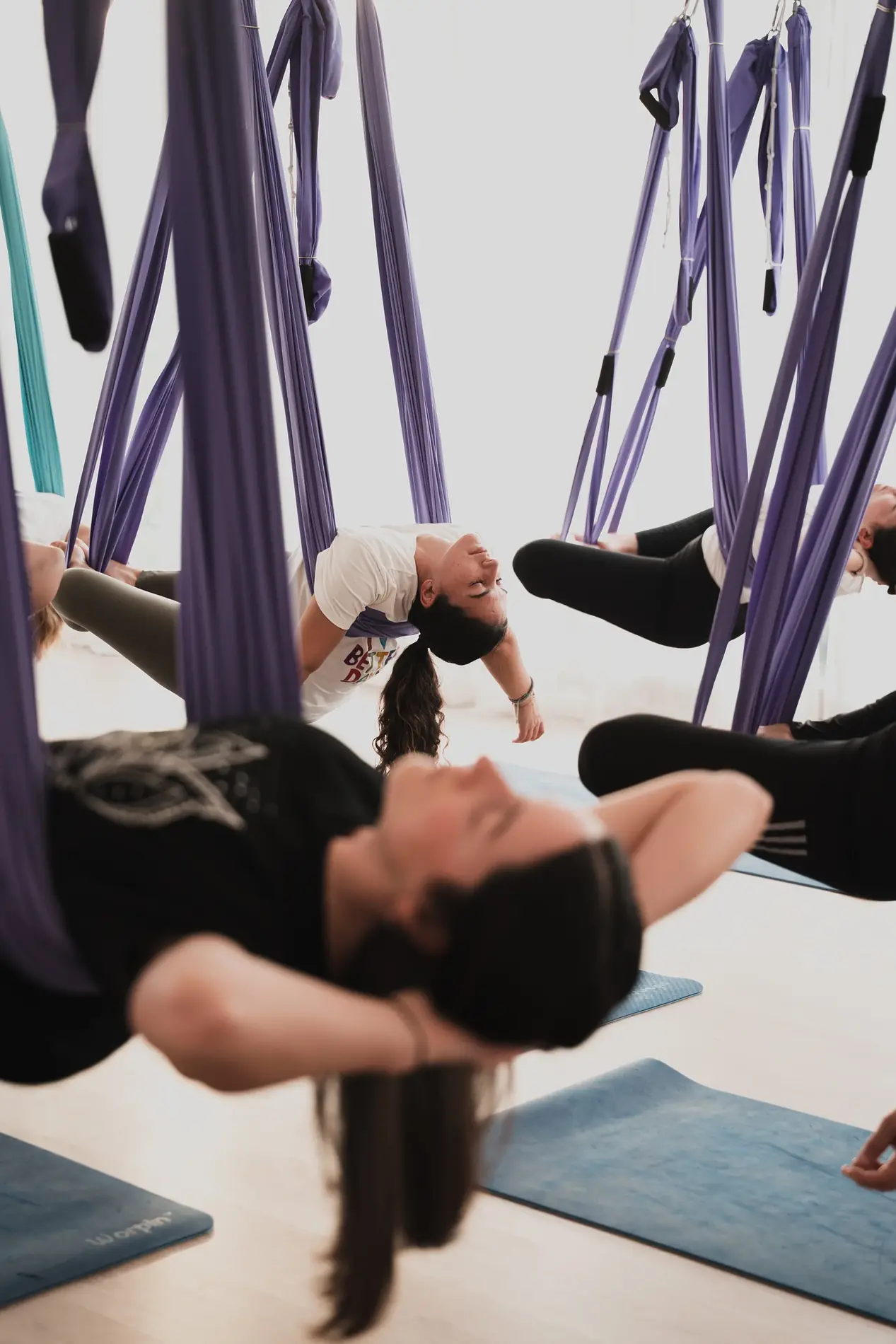 Yoga aéreo con Lara
